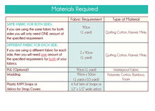 Load image into Gallery viewer, MOUNTAIN BUGGY NANO Pram/Stroller Liner Pdf Sewing Pattern
