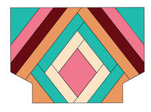 Load image into Gallery viewer, Diamond In the Rough Bag, PDF Sewing Pattern