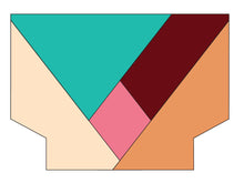 Load image into Gallery viewer, Diamond In the Rough Bag, PDF Sewing Pattern