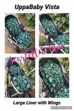 Load image into Gallery viewer, Universal Pram Liner, Stroller Liner, PDF Sewing Pattern, Pram Accessories, Stroller Pad, Stroller Accessories, Pushchair Liner
